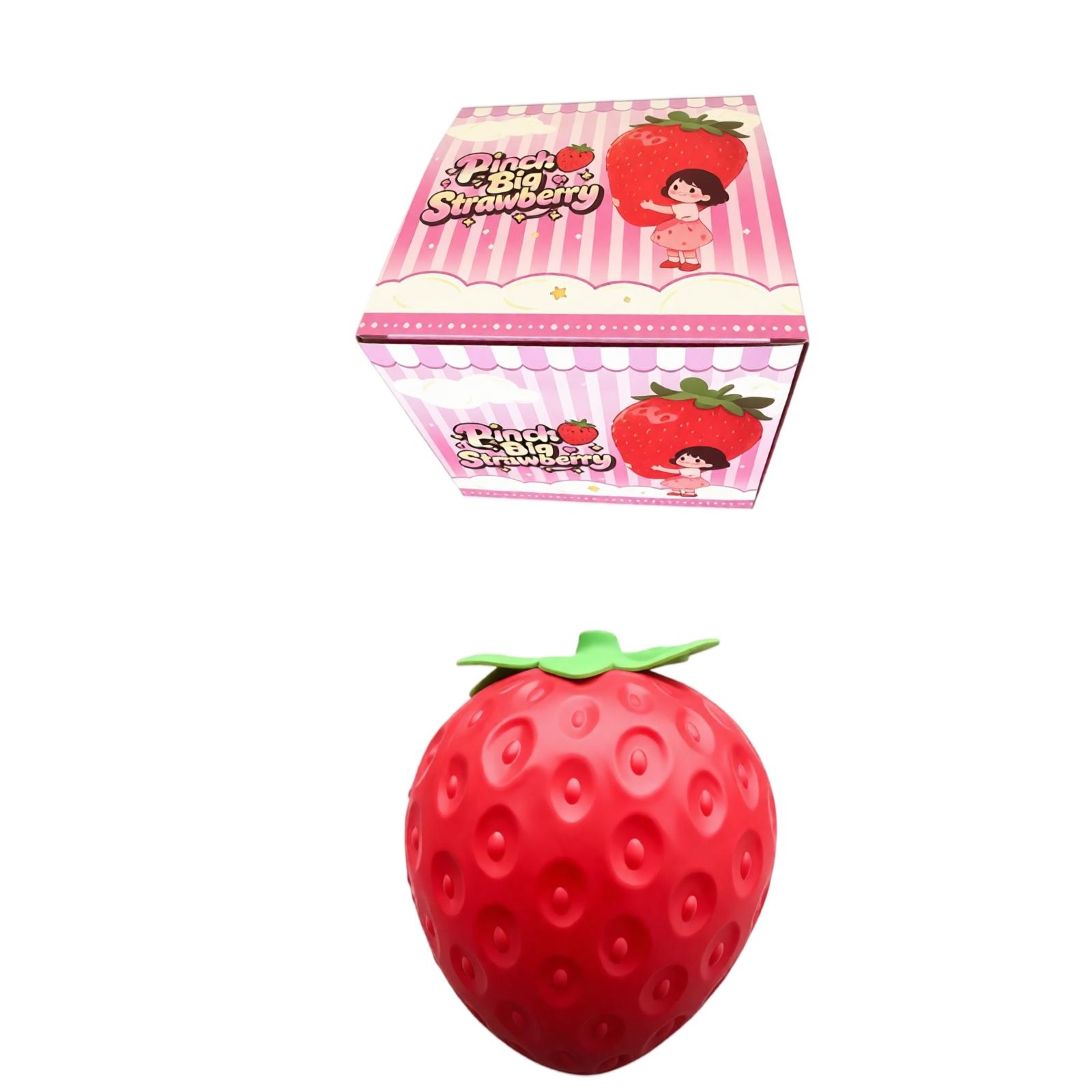 Realistic Strawberry Toy - Stress Sensory Toy, 1 Pack One Size