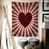 Rose Wall Tapestry Aesthetic Wall Hanging Printed Fabric Blanket Decorative Tapestries for Bedroom Living Room Home Decor