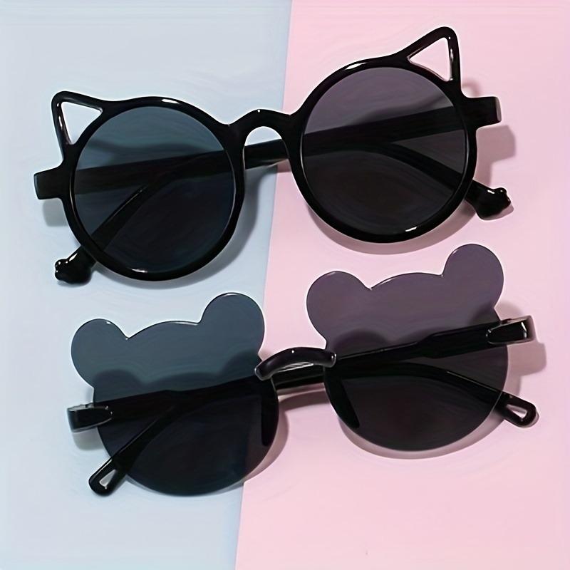 

Girls Boys Cute Animal Cartoon Ears Sunglasses Outdoor Sun Protection Children Lovely Vintage Sunglasses Protection Classic Kids