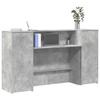 VidaXL Reception Desk Concrete Grey 180x50x103.5cm Engineered Wood, Reception Counter, Salon Reception, Counter 3324208