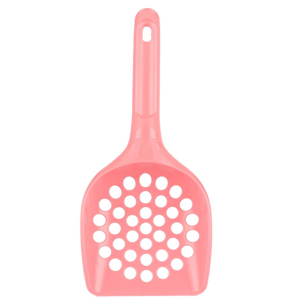 

Thickened Cat Litter Scoop Plastic Cat Toilet Pets Litter Sand Shovel Pet Care Sand Waste Scooper Hollow Cleaning Tool Hangable розовый