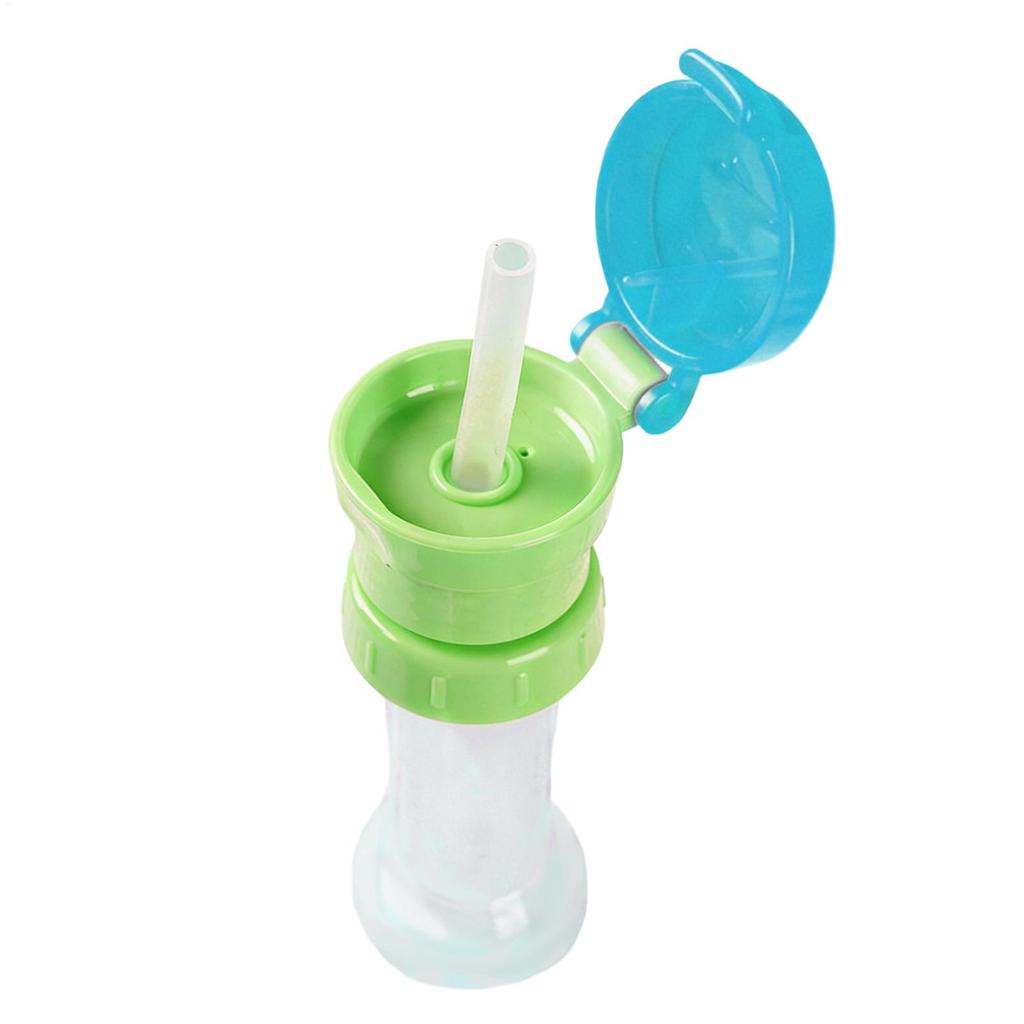 Kids Water Bottle Caps Spill Proof Juice Soda Water Bottle Twist Cover Caps with Straw Safe Drink Sippy Caps Feeding Drinkware
