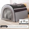 Houndstooth Dog Bed for Large Dogs & Cats - Autumn/Winter Deep Sleep Bed