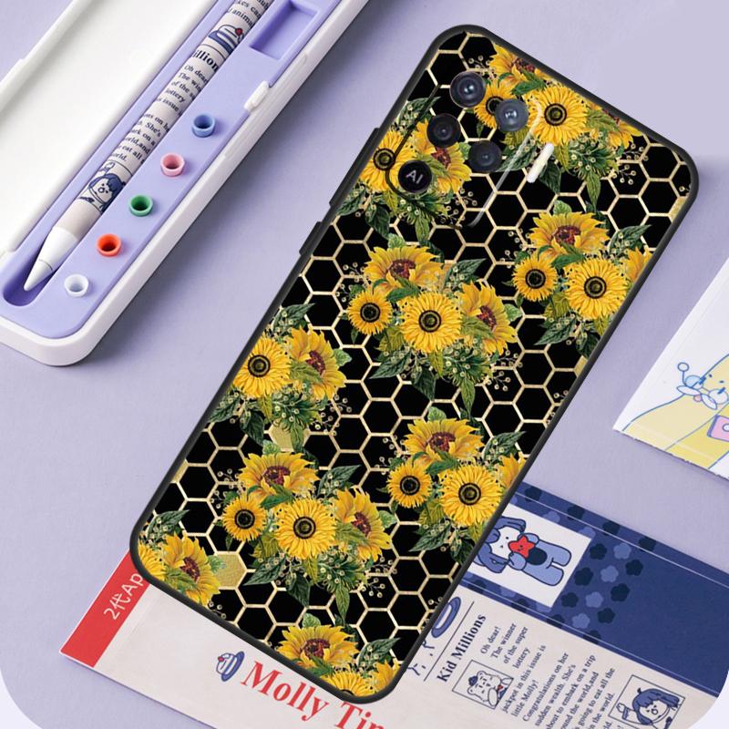

Summer Daisy Sunflower Floral For Oppo A40 A60 A80 A94 A74 A54 A15 A18 A38 A58 A78 A98 A16 A76 A96 A57 A17 A77 A5 Pro Case OPPO A79 5G