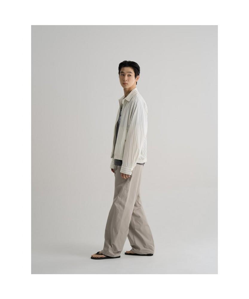 8Seconds Striped Collar Blouson Ivory