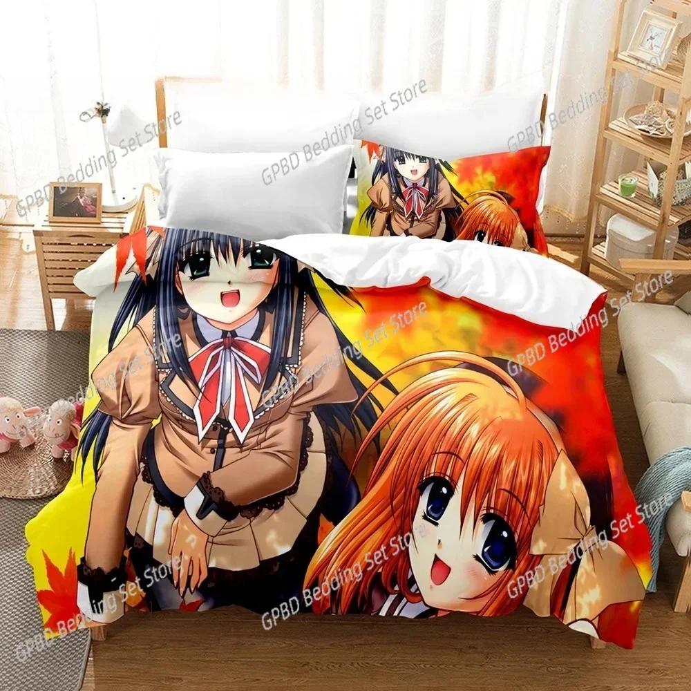 Luxury New 3D Print Kawaii Girls Yae Sakura (Shuffle!) Bedding Set Cartoon Anime Adult Kid Bedroom Duvetcover Sets