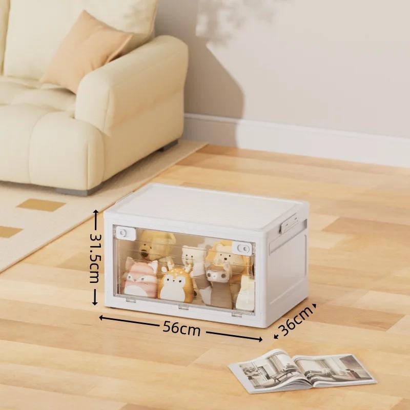 Storage Box Household Clothes Children's Toys Organizing Box Large Capacity Storage Box Folding Storage Box Plastic Locker