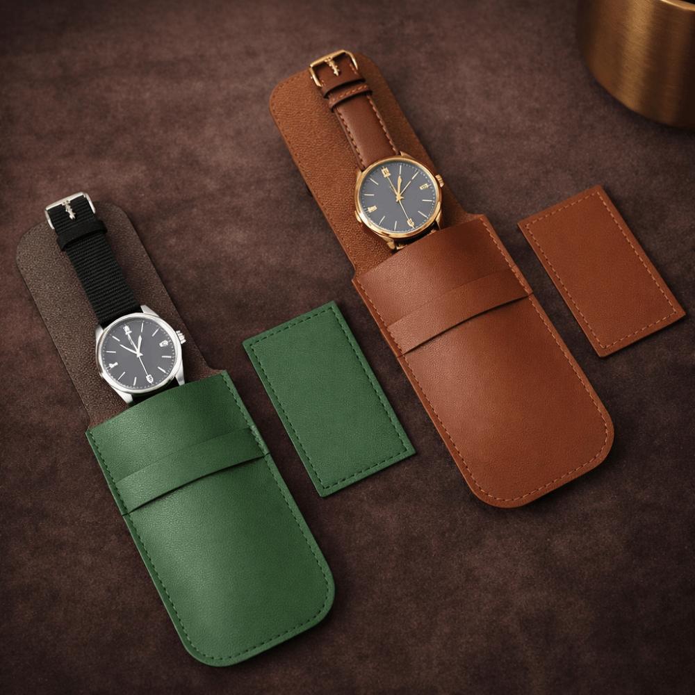 Anti-Scratch Watch Storage Bag PU Jewelry Bags Fashion Watch Placement Bag  Travel