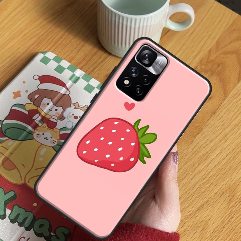 Strawberry Fields Case For Xiaomi Redmi Note 14 Pro 13 12 11 10 15 Pro Plus Redmi 13 C 15 10C 12C 14C 15C Cover