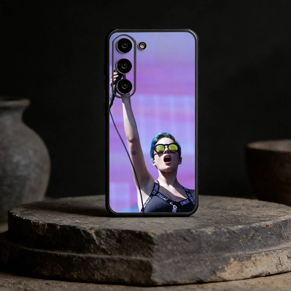 Singer H-Halsey Phone Case For Samsung Galaxy A13,21s,22,31,32,52,53,71,72,73,Soft Black Cover