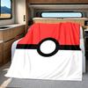 1pz Coperta in Flanella con Stampa Dragon Ball Super, Alta Qualità per Tutte le Stagioni, Decorazione per la Casa, Calore e Comfort, Perfetta per Regali di Natale