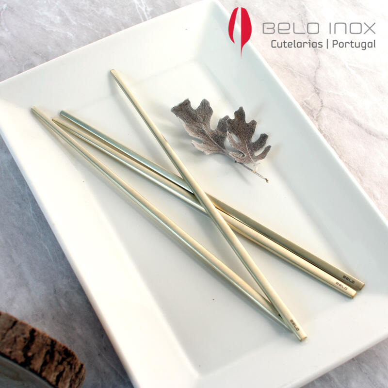 [belo inox] Spirit Titanium Champagne Chopsticks (Matte)