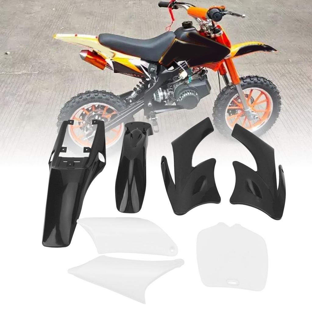 7PCS Plastic Fairing Body Cover Kits Shockproof Motorcycle Mudguard Replacement for Apollo   Dirt Bike Chinese 2 Stroke 47  49 