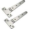 Pair of 316 Stainless Steel Heavy Duty Marine Grade "T" Hinge 8"(L)*4"(W) Cast Strap Hinge