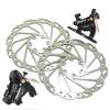 JUIN TECH F1 Hydraulic Flat Mount Road CX Disc Brake Set 160mm with JT1909 Rotor,Black,