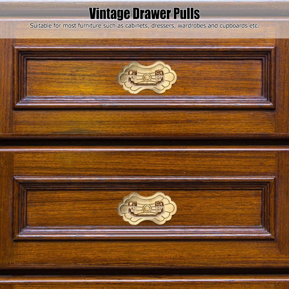 Brass Antique Drawer Handle Durable Cabinet Handles Antique Vintage Drawer Pulls Kitchen