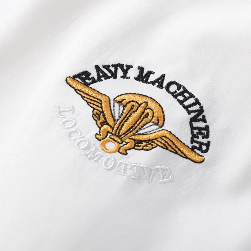 Embroidered Baseball Uniform Man  Flight Coat Korean  Casual Men's Jacket