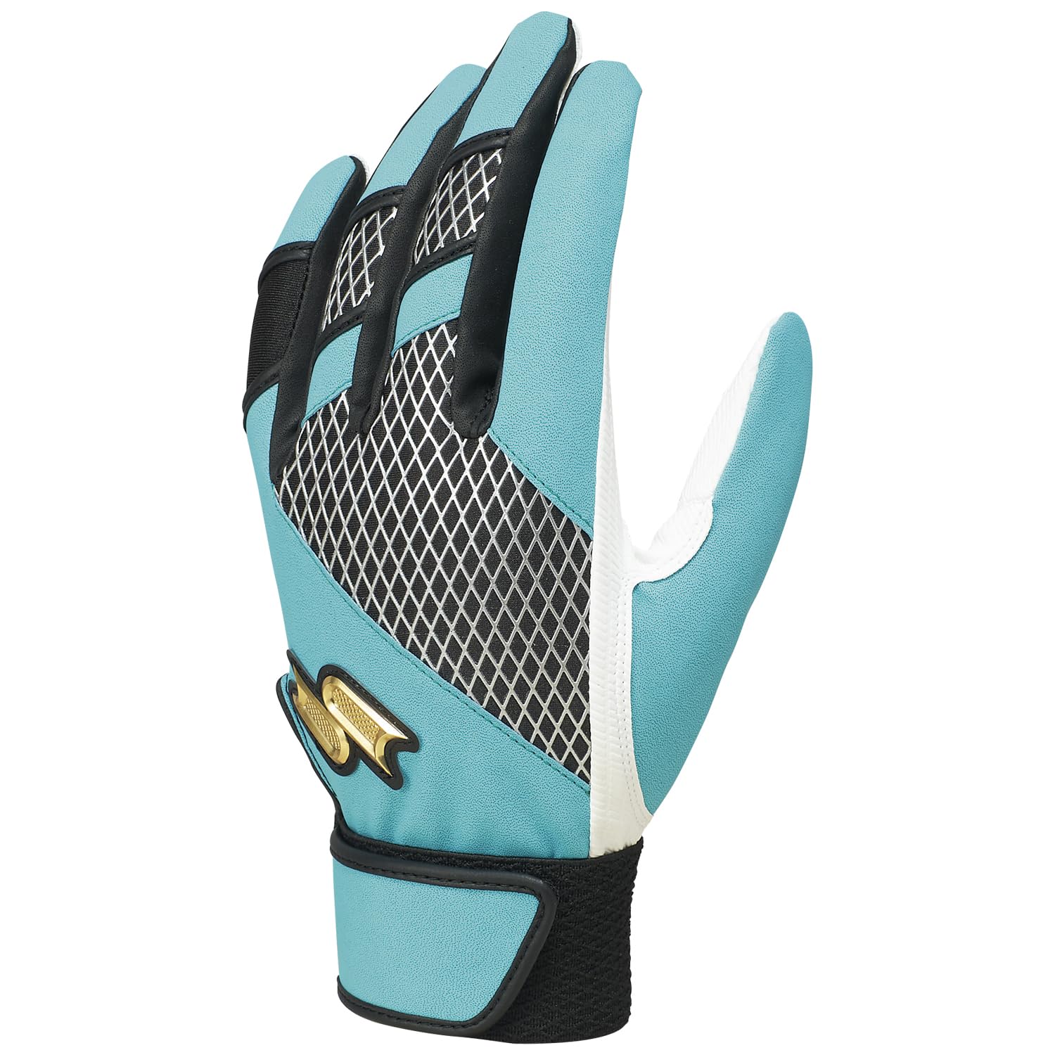 SSK EBG5600WF1 Gloves Large General-Purpose Single-Band (Both Hands), Turquoise/Black (6290),