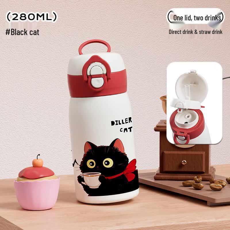 Dilebell D9408 Kids Dual-Drink Water Bottle