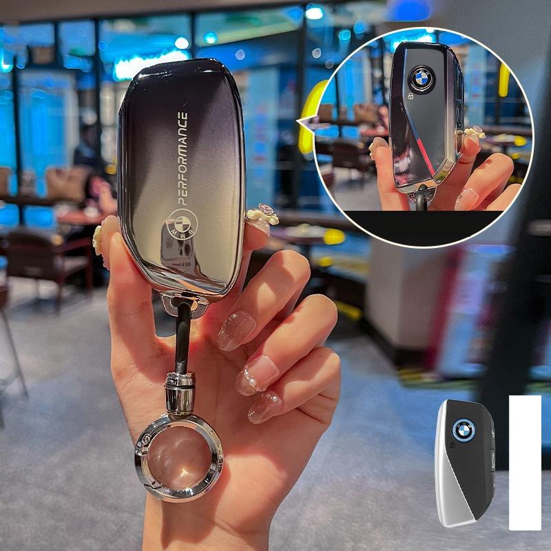 DKXA1 Soft TPU Car Key Case Cover Protector Shell For BMW I7 X7 G07 LCI I20 U11 IX X1 7 Series G70 G09 XM U06 G81 M3 Key Accessories