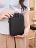 Summer Fashion Women's Crossbody Bag - Vertical Solid Color Mini Phone & Shoulder Bag, Niche Design
