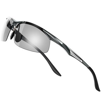 Glazata Polarized Sports UV400 for and Changing and Sunglasses, Protection, Driving, Baseball, Cycling, Motorcycles, Running, Golf, Driving, "Color