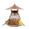 Metal Bird Feeder with 3 Cup Large Capacity Squirrel Proof Outdoor Hanging Iron Bird Feeder Window Yard Birdhouse Food Container