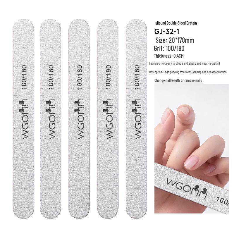 Double-Sided Sponge Nail File Buffer - Nail Art Shaping & Polishing Strip