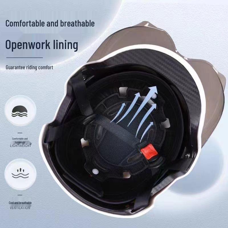 Universal Electric Vehicle Half Helmet: All-Season Sun Protection for Men & Women