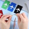 5 Peças de Etiquetas de Bagagem de Avião de Alumínio Amigáveis à TSA Etiquetas de Identificação para Mala de Viagem