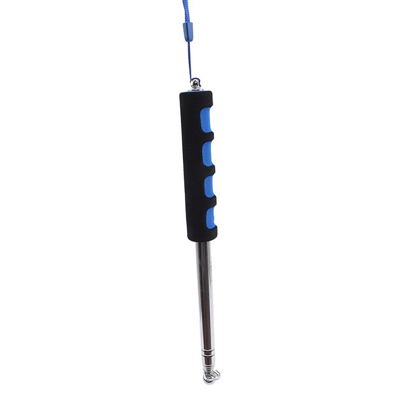 1.2/1.6M Handle Flagpole Telescopic Stainless Steel Tour Guide Banner Flagstaff Teaching Stick PPT presentation Flagpole