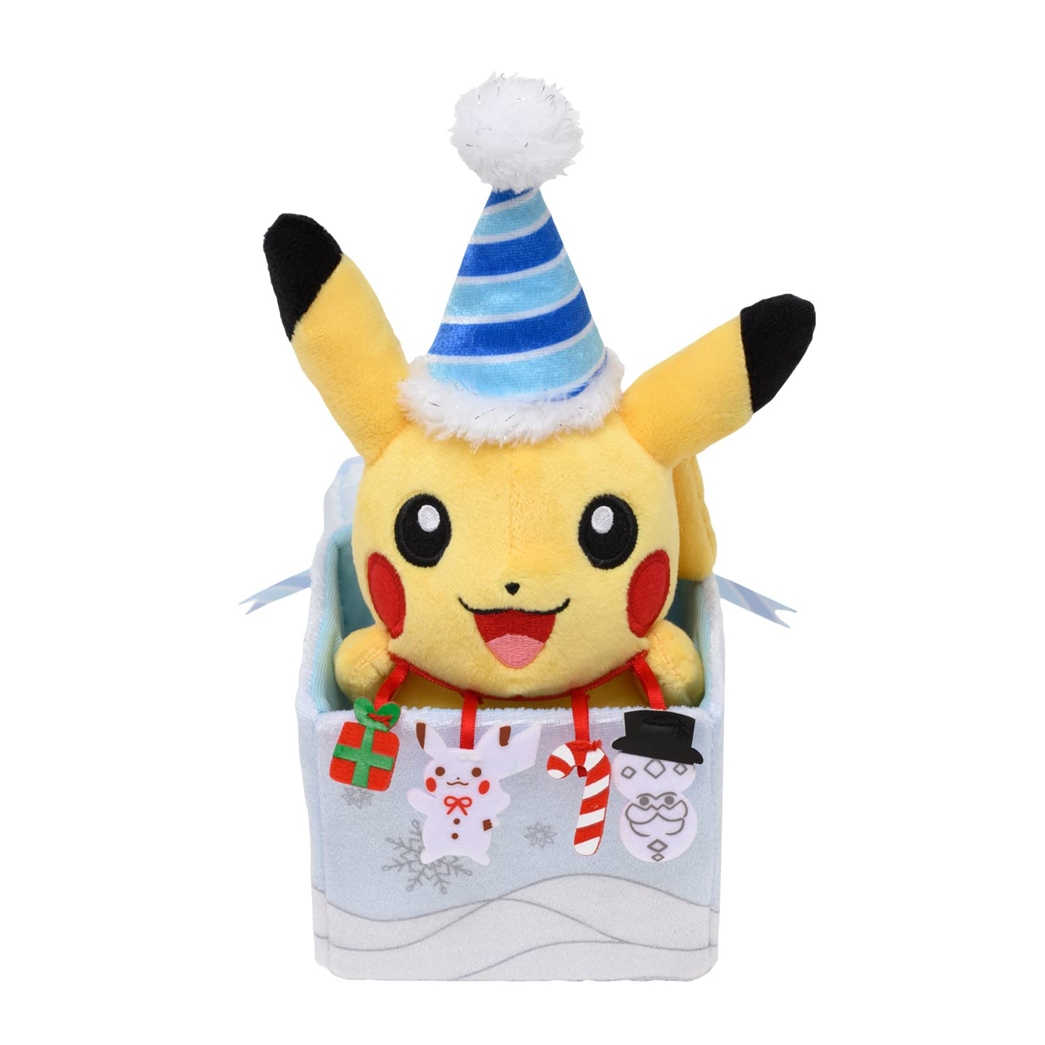 

Оригинальная плюшевая игрушка из Pokémon Center Пикачу Pokémon Рождество в море 22 x 10 x 12 см (В x Ш x Г)