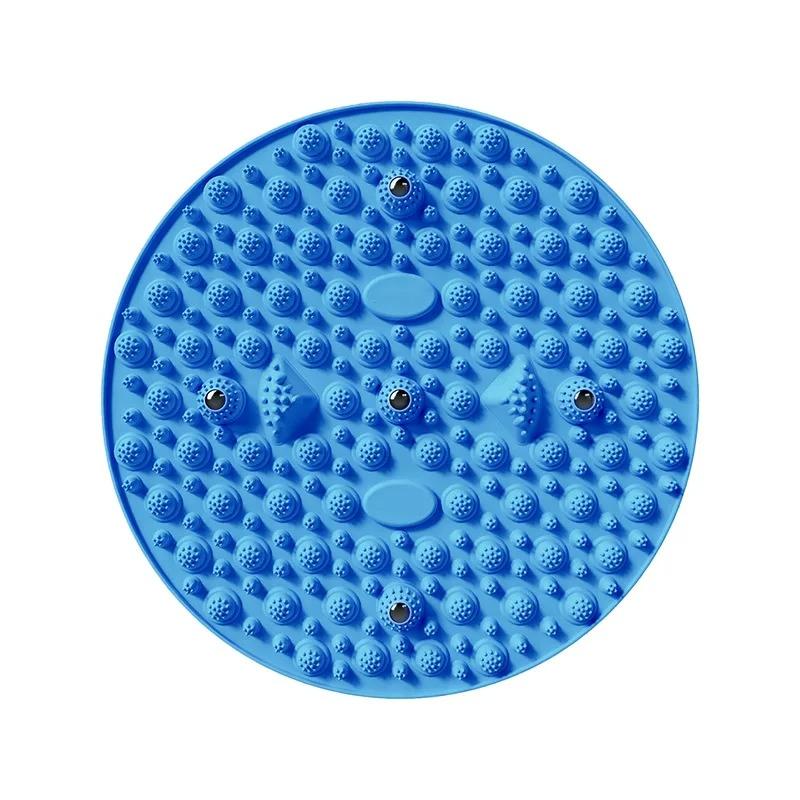 Foot Yoga Massage Acupressure Board Mat Muscle Relaxation Round Exercise Mat Fitness Foot Training Massage Acupressure Mat