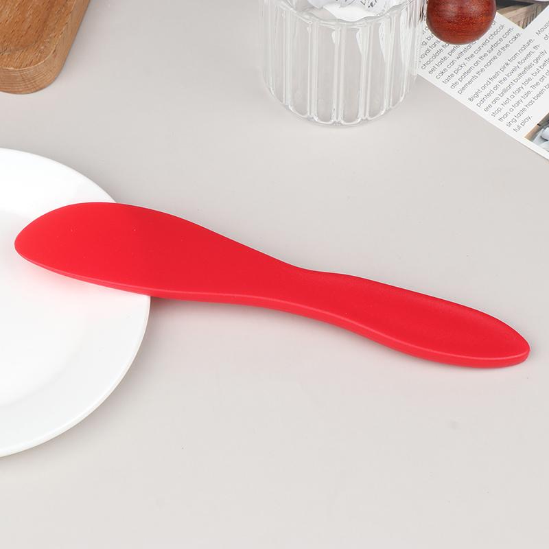 1Pc Cookie Pastry Scraper Durable Pp Plastic Multi Purpose Red Cake Dessert Butter Spatula Diy Kitchen Baking Tools