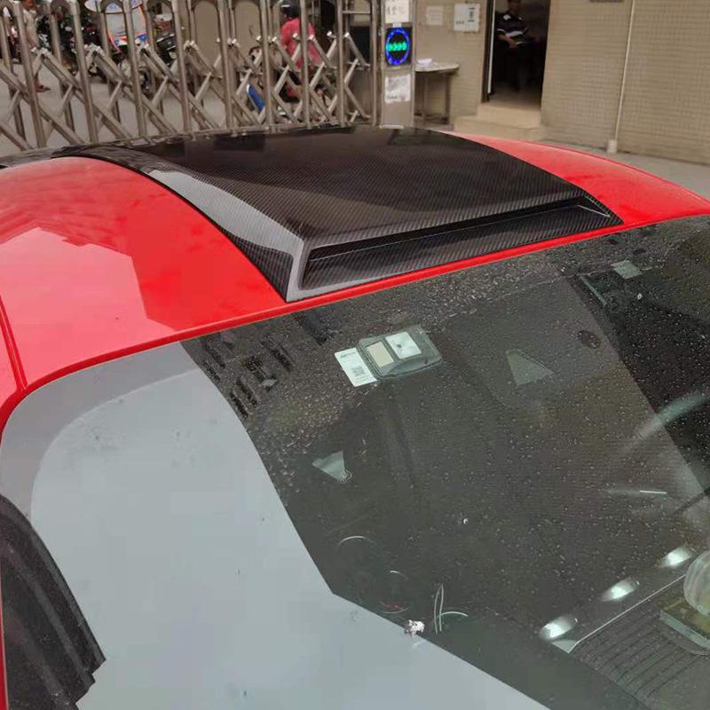 Fits 15-22 Ford Mustang American Models: Modified Roof Decoration Air Vent Spoiler.