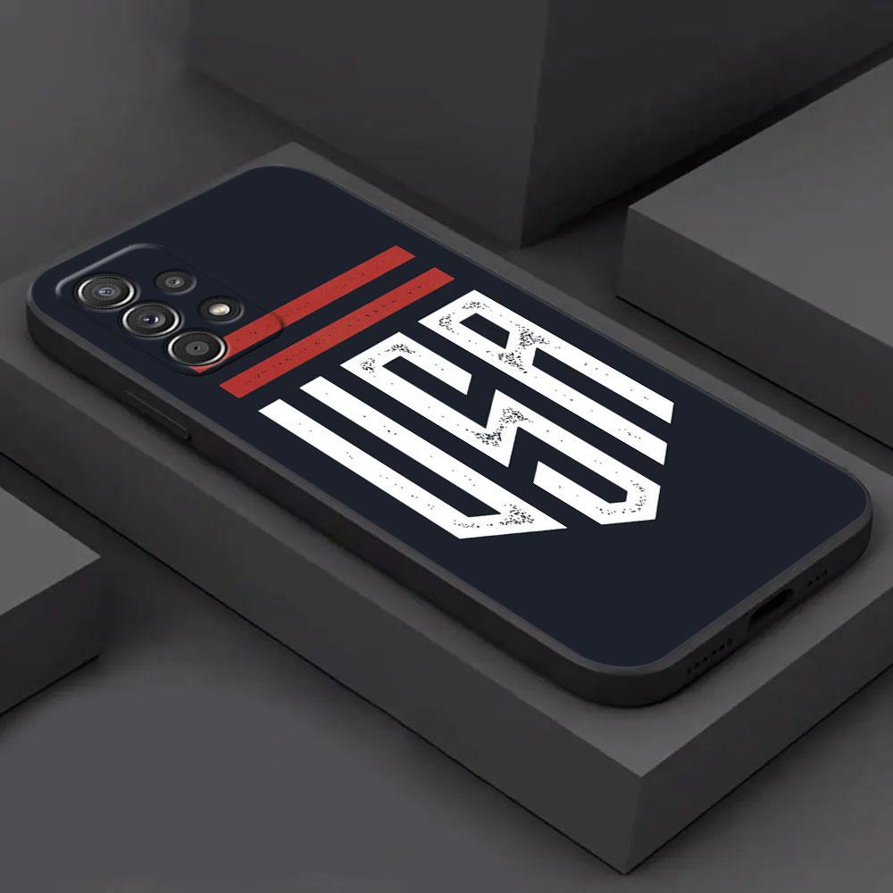 For Samsung Galaxy A55 Case A54 A52S A53 A51 A34 A35 A33 A32 A50 A72 A71 A30 A7 A9 2018 Cases Soft Cover American USA Flag Eagle