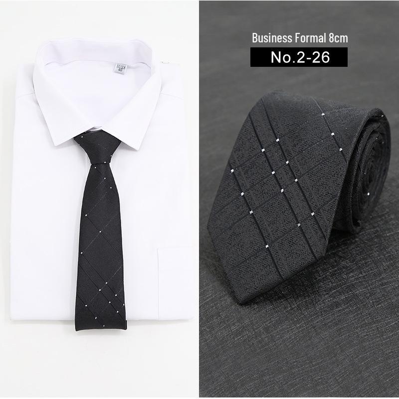 Men's Formal Business Casual Solid or Striped Tie