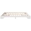 Bed Frame White 180 x 200 cm Solid Pine Wood