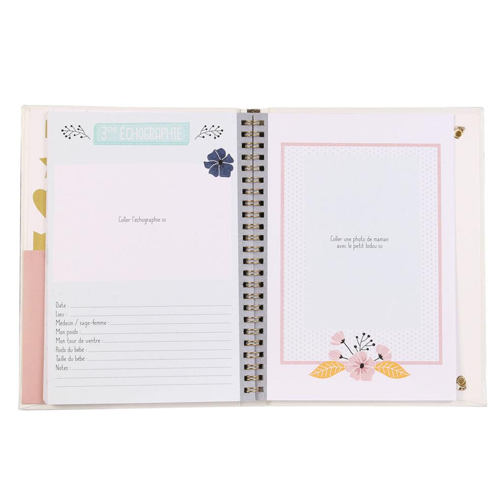 Les Trésors De Lily [A1794] - Carnet souvenir 'Mon Carnet de Grossesse' multicolore - 22x16