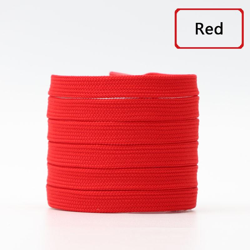 1Pair/3Pair New 0.8cm Wide Flat Durable Shoelace Suitable for A Variety of Shoes Solid-color High-quality Shoelaces