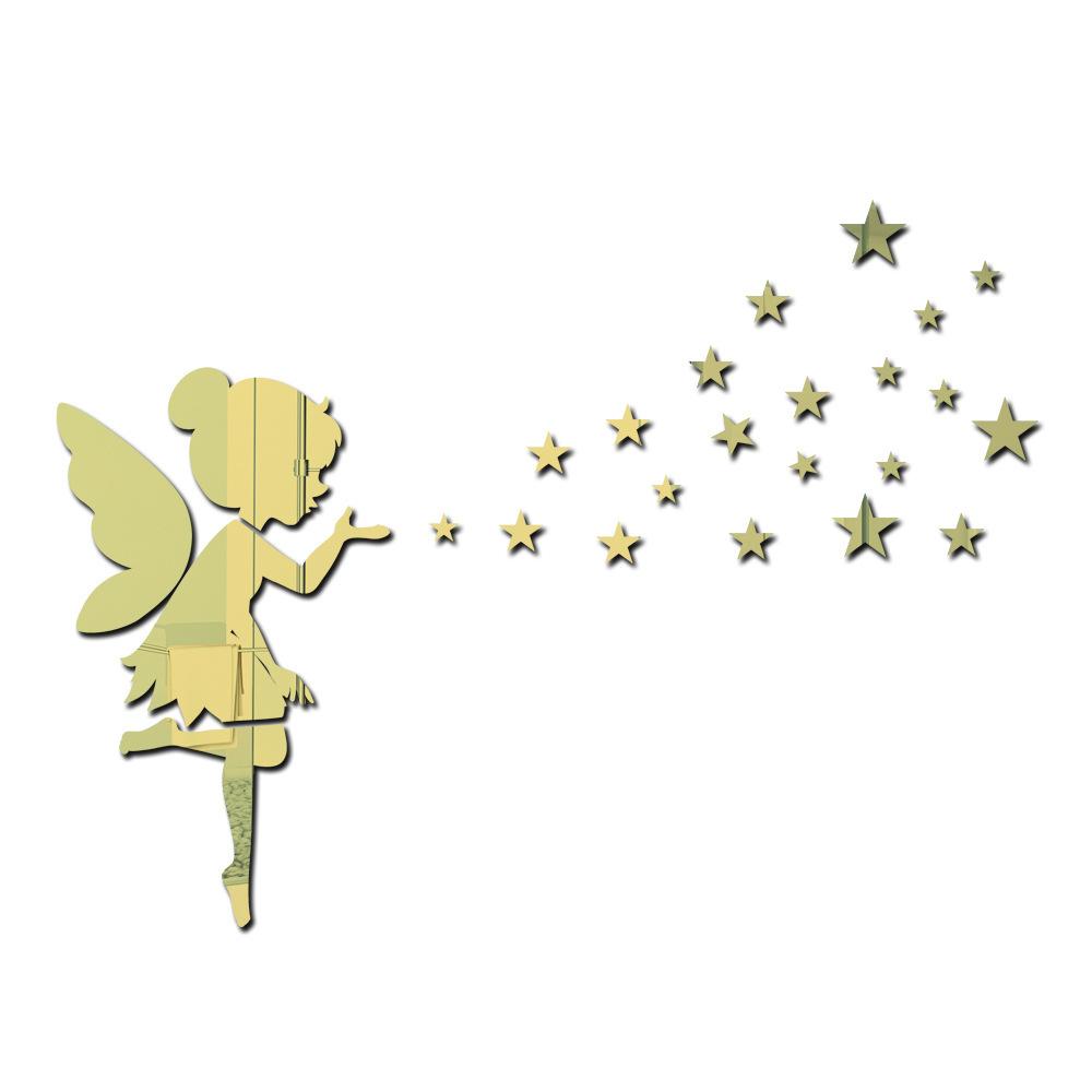 

Стереоскопические наклейки на хрустальные зеркала для спальни, гостиной, фона, украшения дома, самоклеящиеся наклейки на стену 1 set