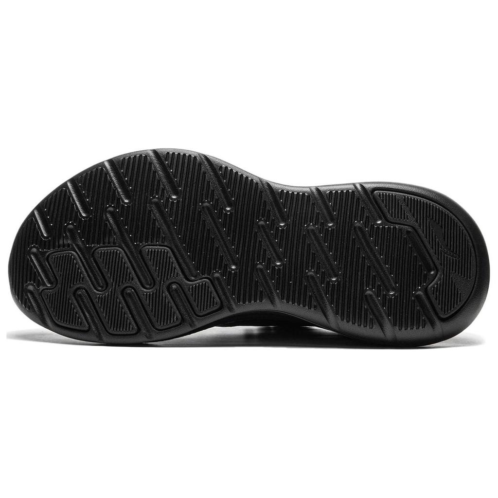 Li Ning Ling Yue Refreshing Comfortable Non-Slip Wear-Resistant Low-Top Running Shoes Men Sneaker Black ARSU097-6