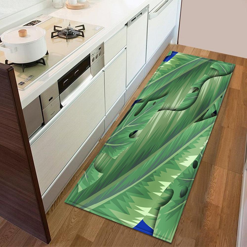 Kitchen floor mat entrance door mat bedroom long carpet corridor bathroom non-slip floor children's carpet