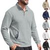 Polyester Long Sleeve Polo Shirt With Stand Collar And 3d Pocket For Casual Urban Men