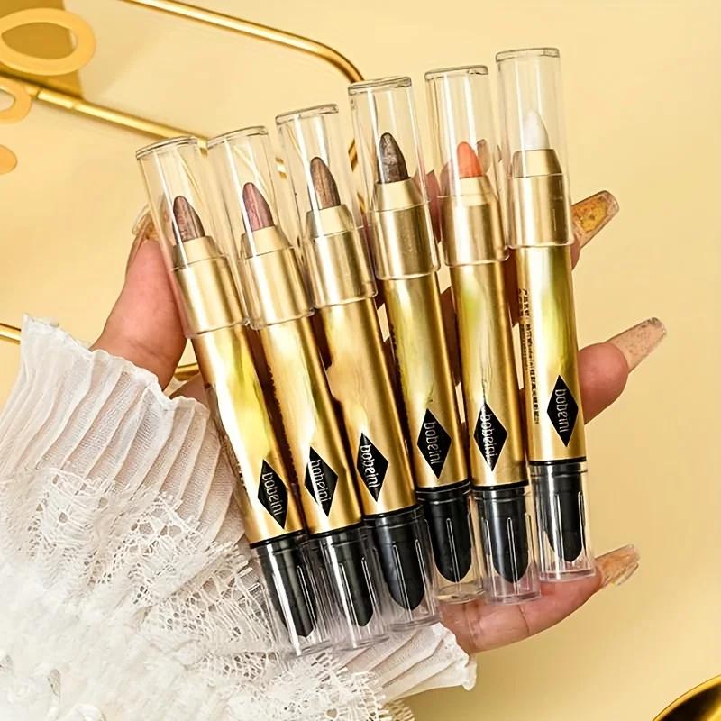 Shiny Eye Brightener Pen Eyeshadow Stick Brilliant Glitter Pearly Shimmer Highlighting Stick Brightener Rozjasňující a zvětšující oční make-up