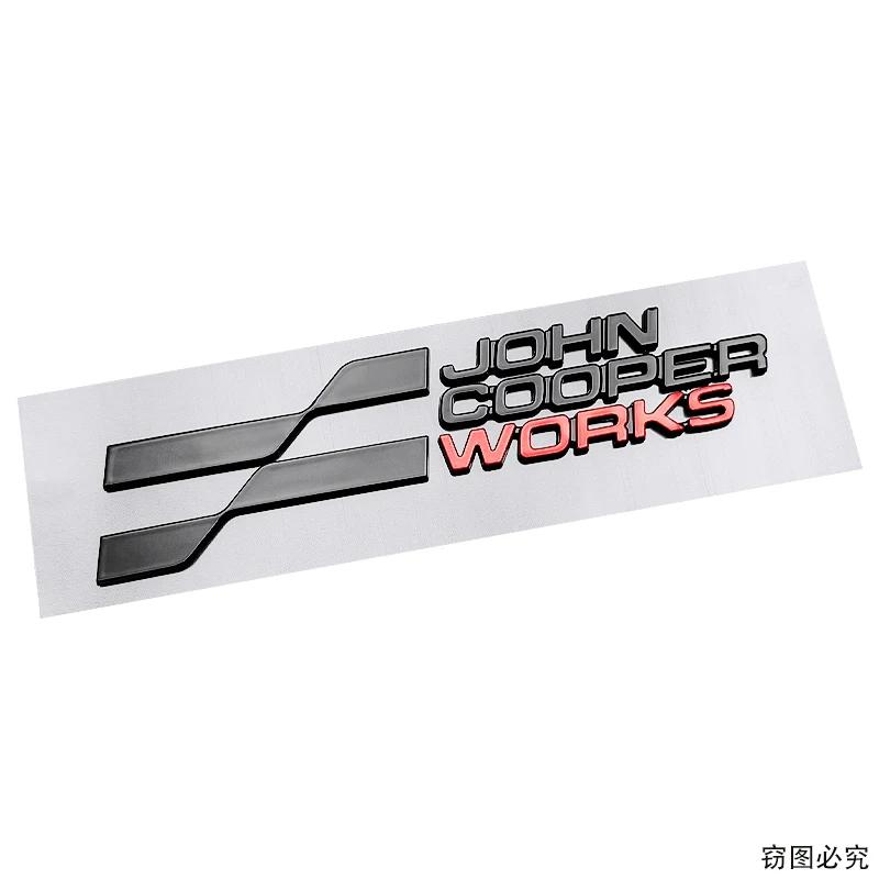 1 ks ABS Samolepky s emblémem zadního kufru auta pro logo JOHN COOPER WORKS F54 R50 R52 R55 R56 R53 Boční samolepky Znak Auto doplňky