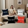British Brand R-Reiss Pillow Case Plush Fabric Soft Double Sided Print Sofa Cushion Cover Throw Pillow Covers