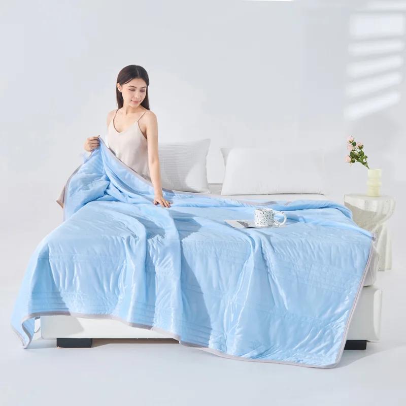 New Cool Silk Xia Liang Quilt Class A Solid Color Simple Wind Summer Quilt Cold Xia Liang Air Conditioner Quilt