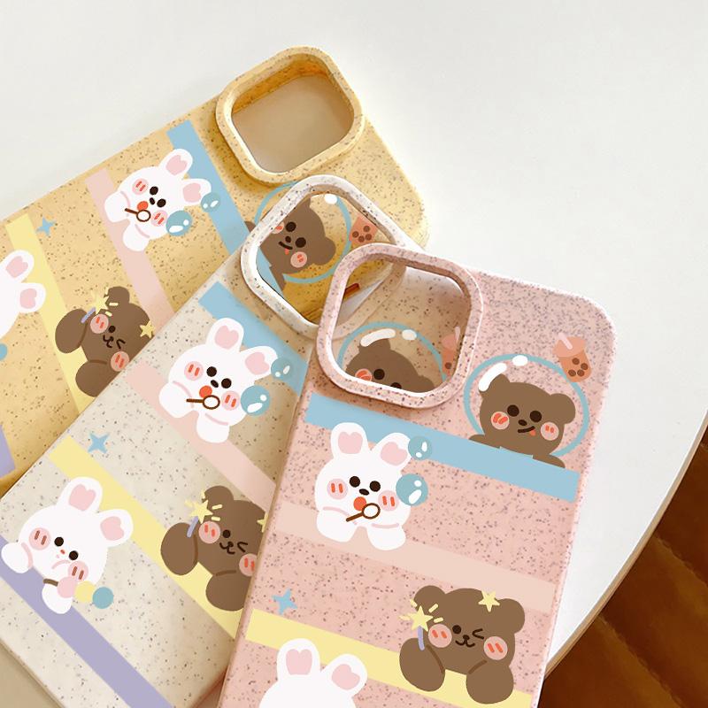 Mobile Phone Cases for iPhone 11 13 XR 15 Pro Max 12 14 Pro Max Case iPhone 16 7 Plus 8 Plus XS Max Degradable and Environmentally Friendly Anti-fall