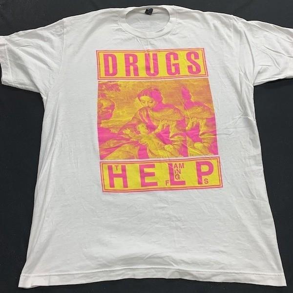 Новая THE FLAMING LIPS DRUGS HELPS Подарок для фанатов Мужская S-235XL Футболка 14D888 Унисекс Футболка S